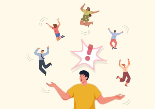 Managing other people’s emotions and reactions around PH